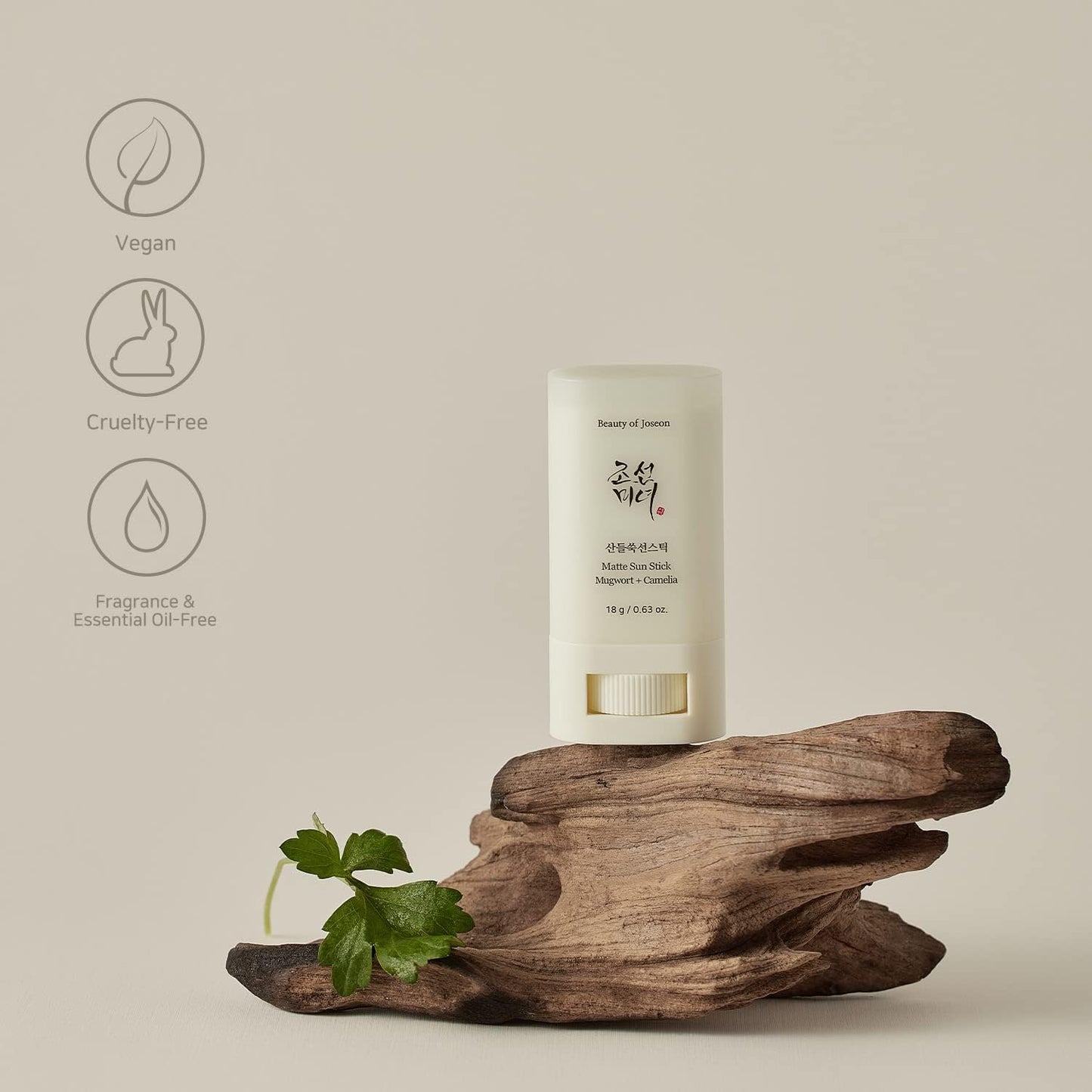 Beauty of Joseon Matte sun stick : Mugwort+Camelia(18g, 0.63fl.oz)