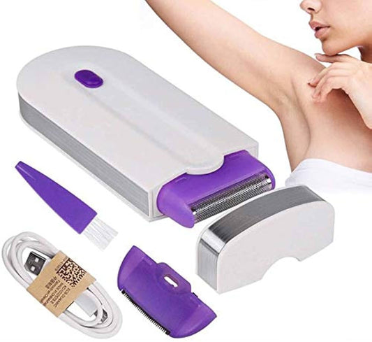 Women Laser Rechargeable Epilator Remover Smooth Touch Hair Removal Instant Pain Free Razor Sensor